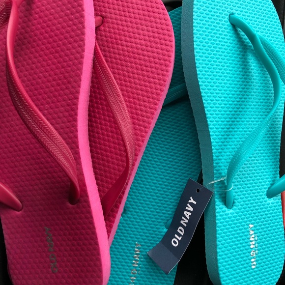 Old Navy Shoes - New flip flops set of 2